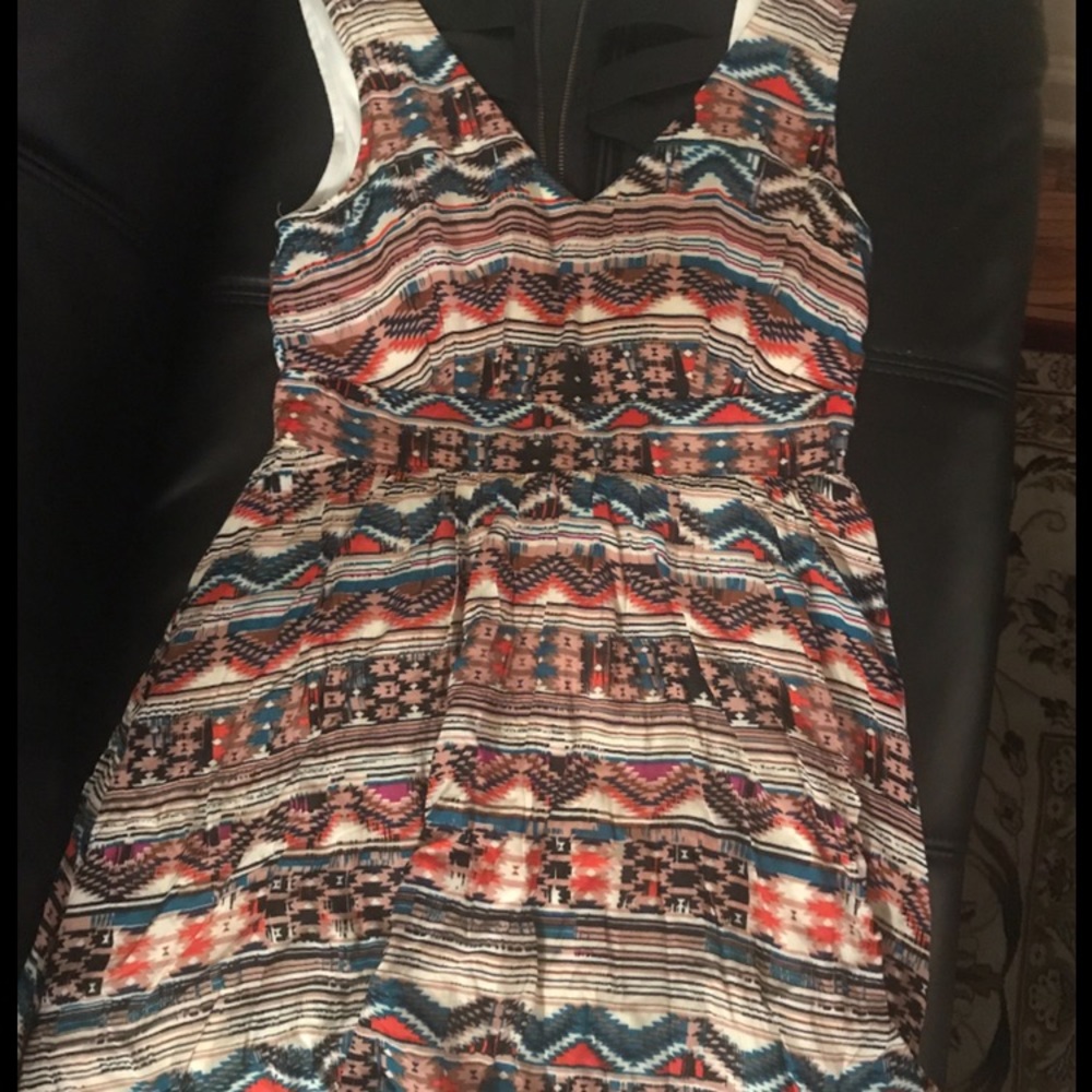 Muti-color dress.